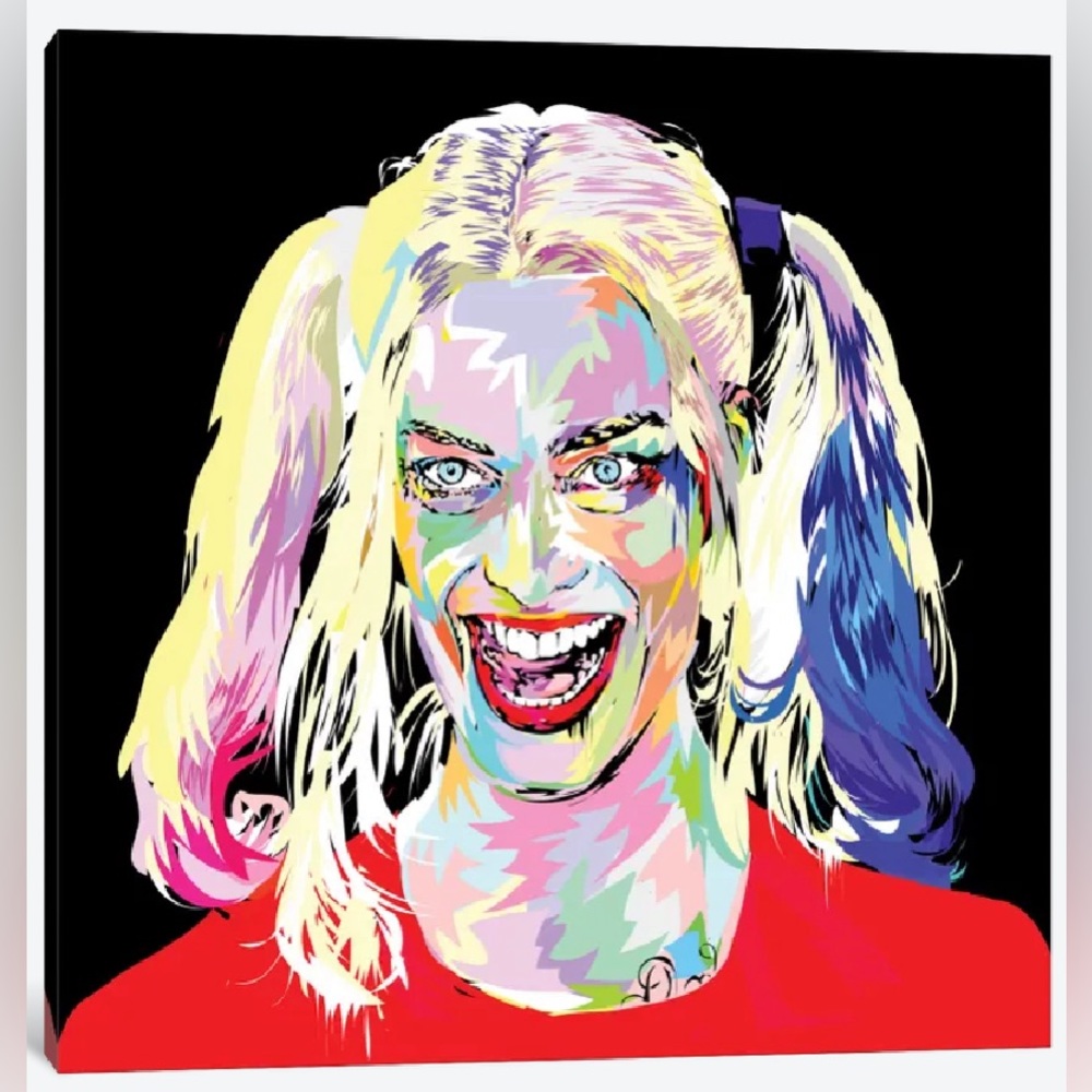 Suicide Squad Harley Quinn Canvas Print 18x18